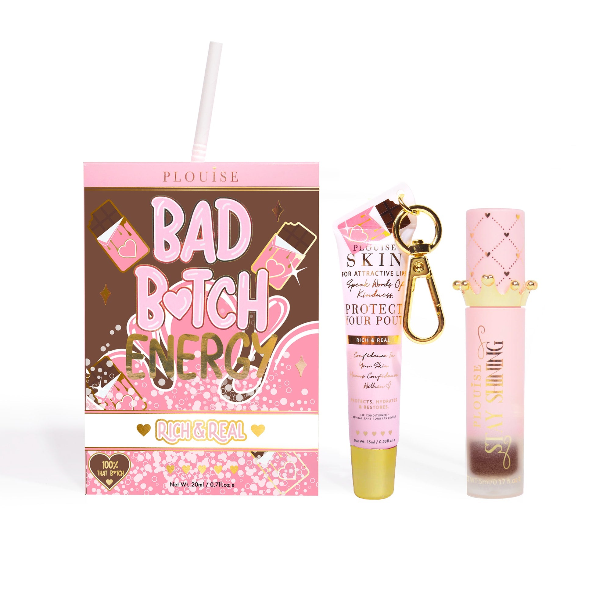 Bad Bitch Energy Lip Conditioner & Lip Oil Duo