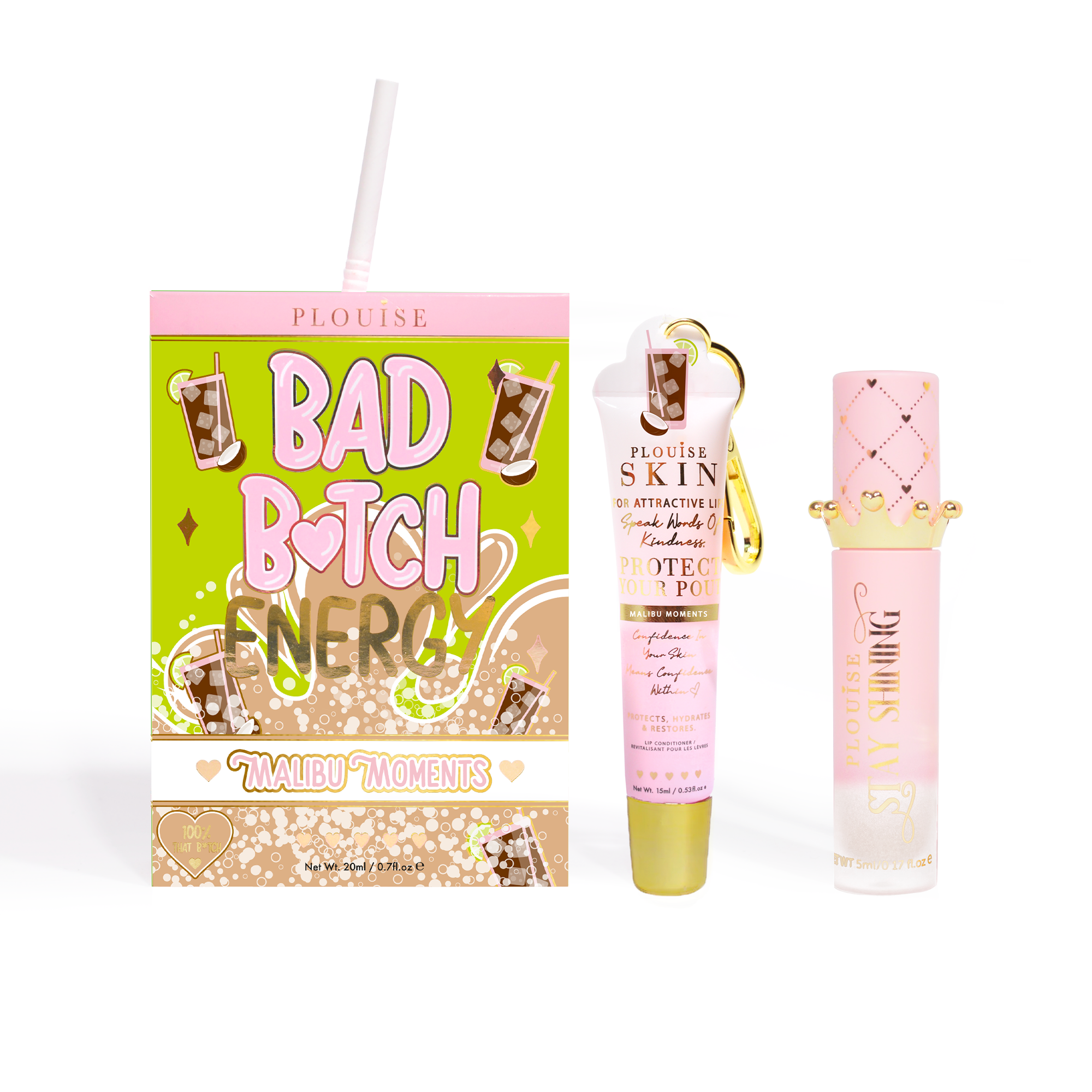 Bad Bitch Energy Lip Conditioner & Lip Oil Duo
