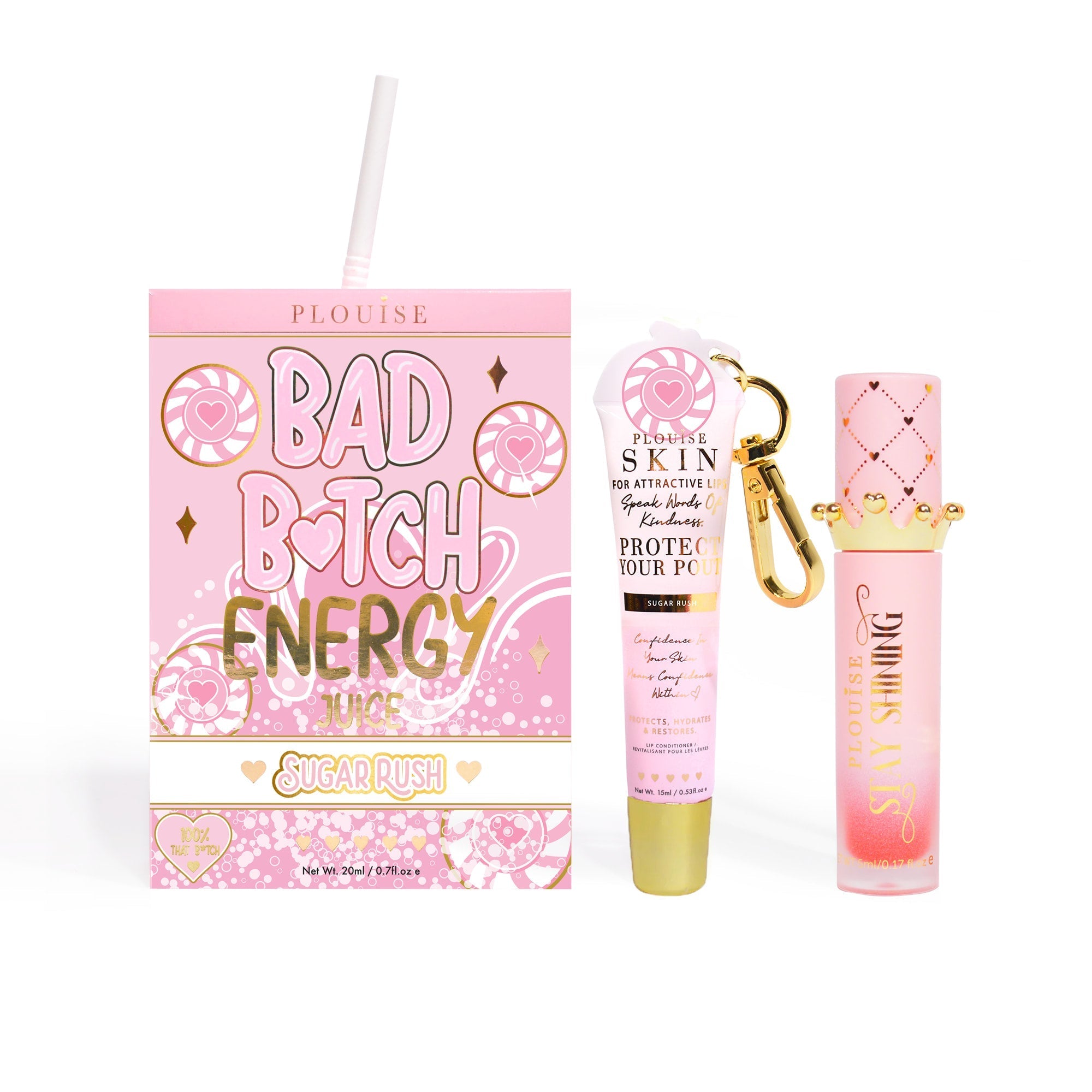 Bad Bitch Energy Lip Conditioner & Lip Oil Duo