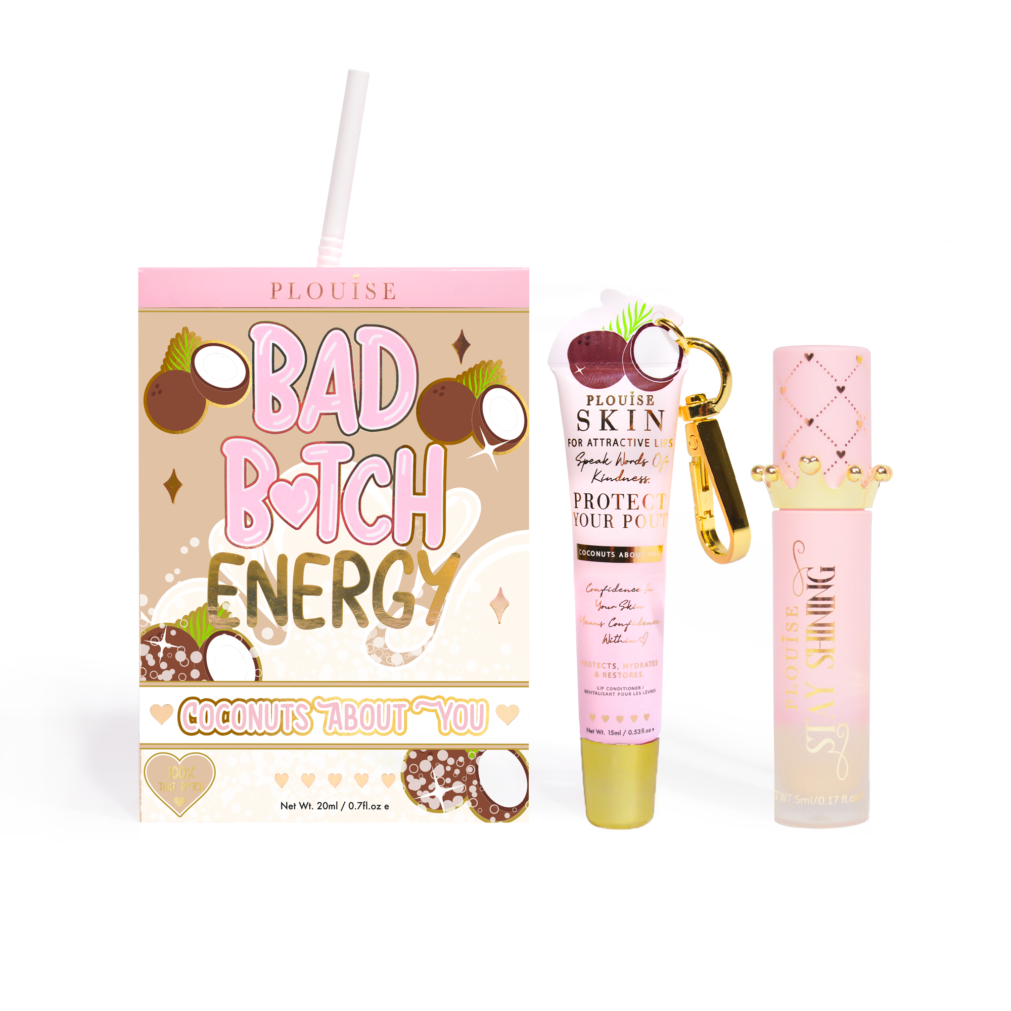 Bad Bitch Energy Lip Conditioner & Lip Oil Duo