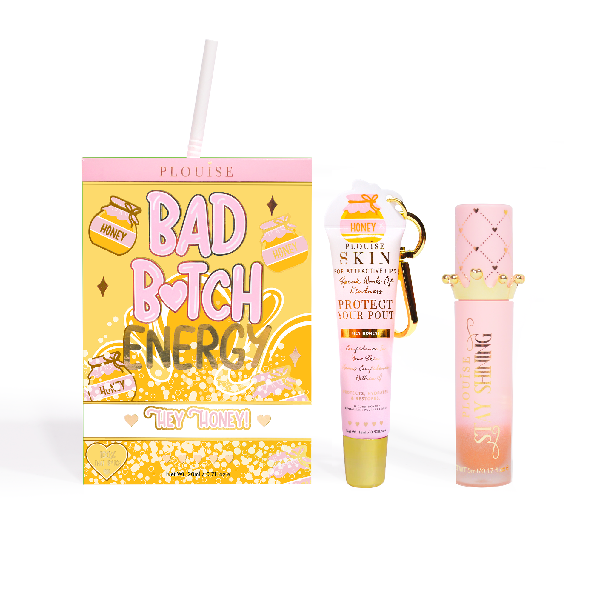 Bad Bitch Energy Lip Conditioner & Lip Oil Duo