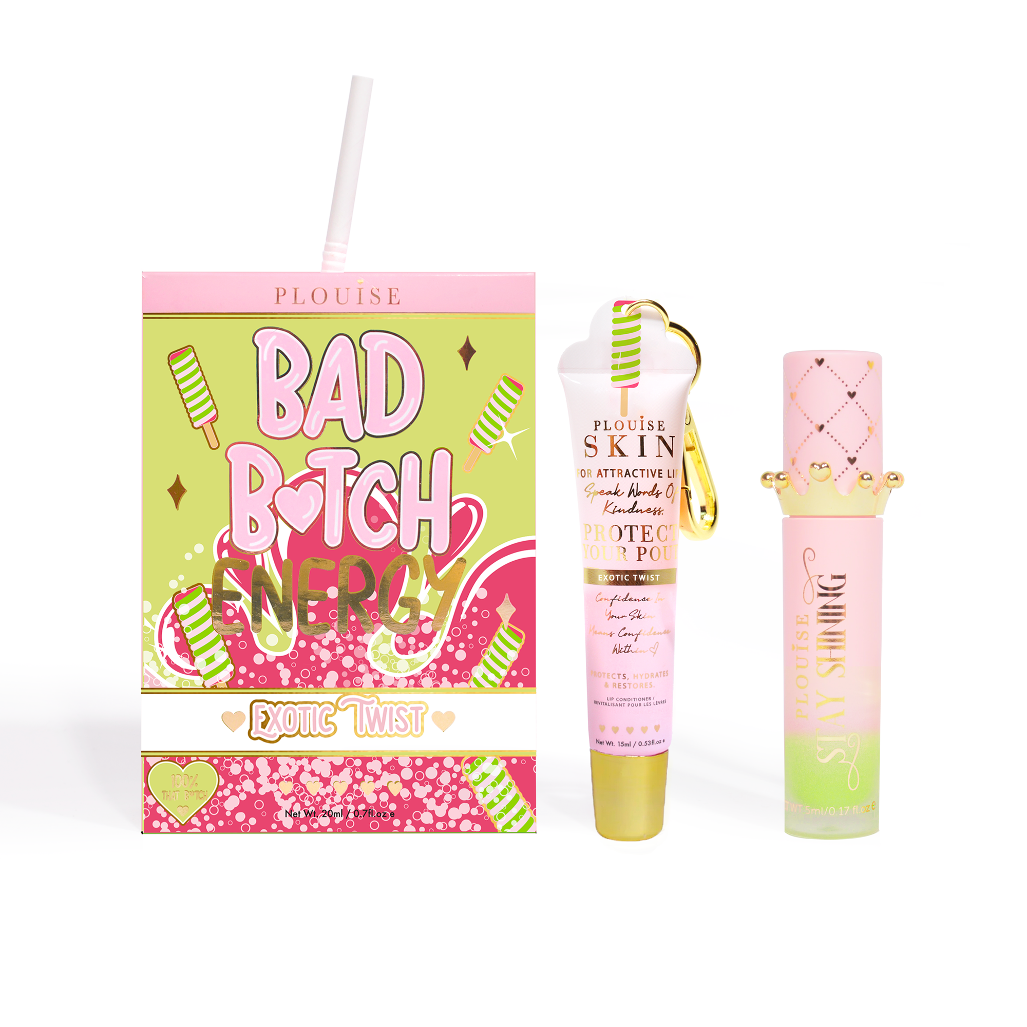 Bad Bitch Energy Lip Conditioner & Lip Oil Duo
