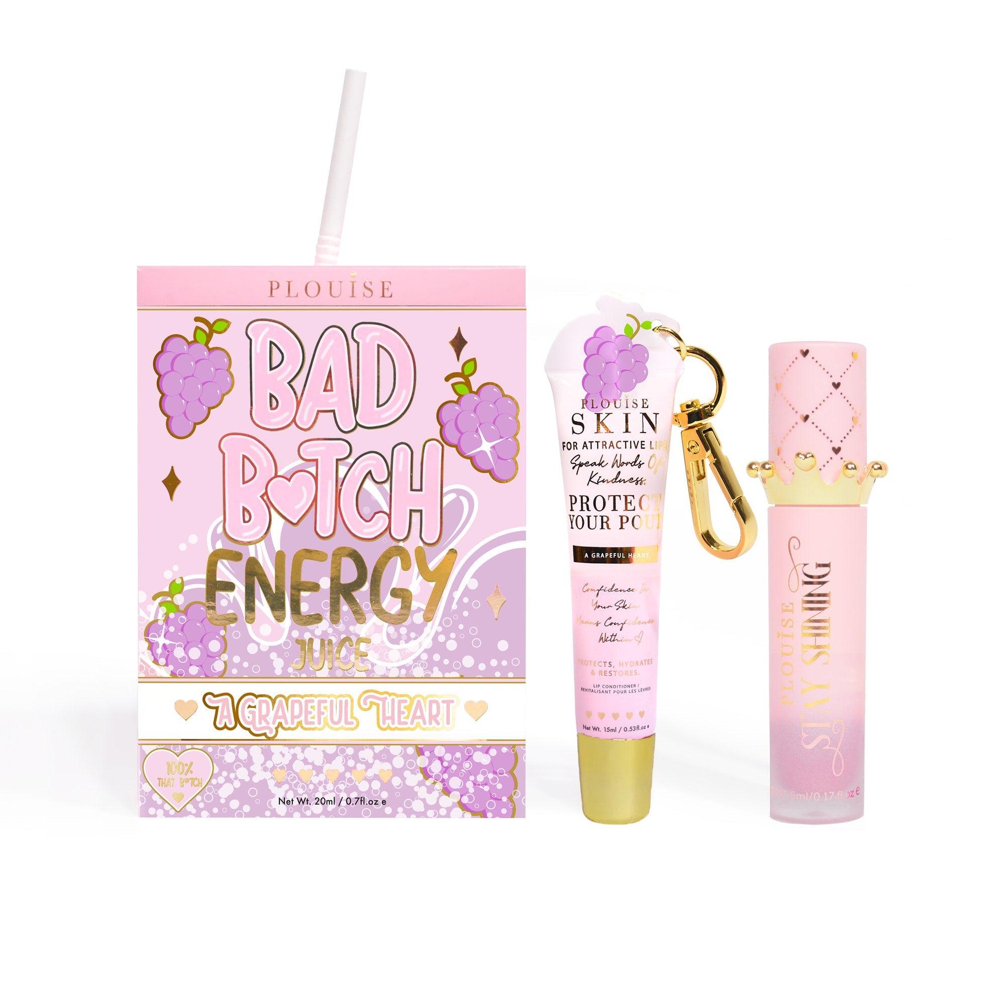 Bad Bitch Energy Lip Conditioner & Lip Oil Duo