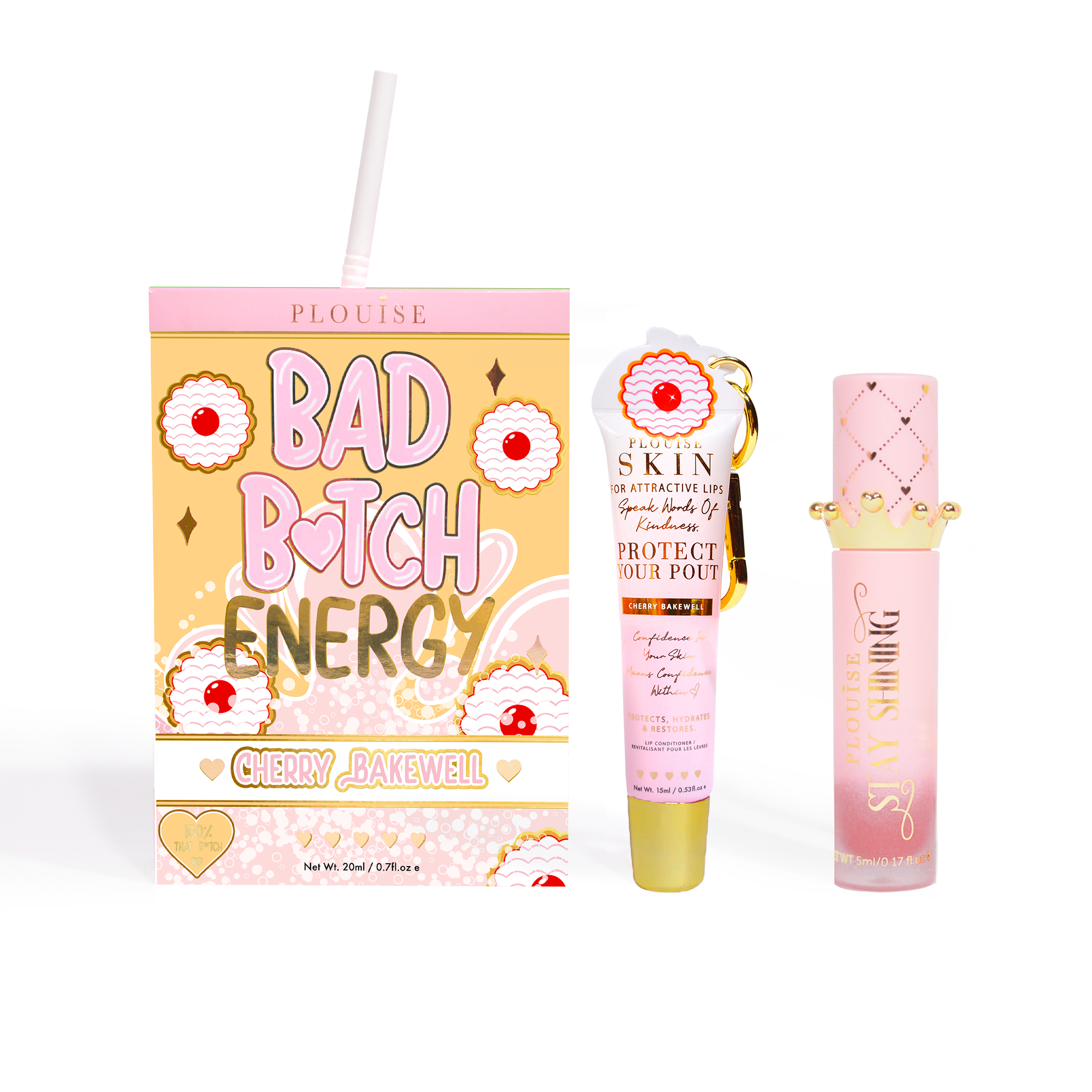 Bad Bitch Energy Lip Conditioner & Lip Oil Duo