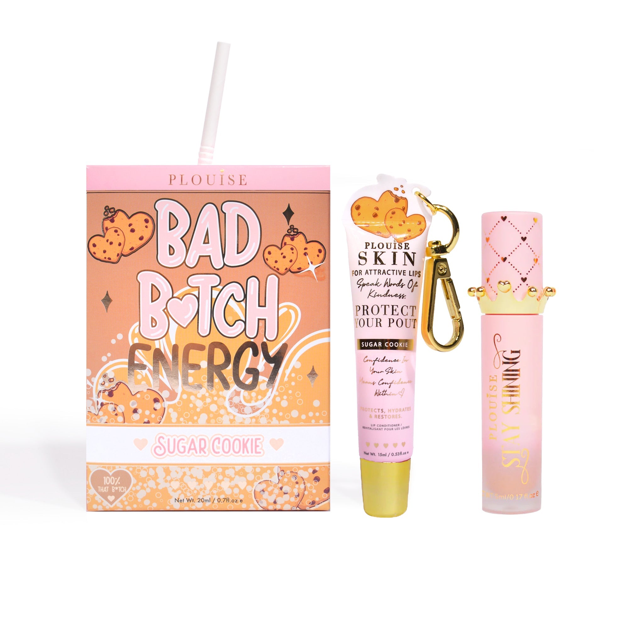 Bad Bitch Energy Lip Conditioner & Lip Oil Duo