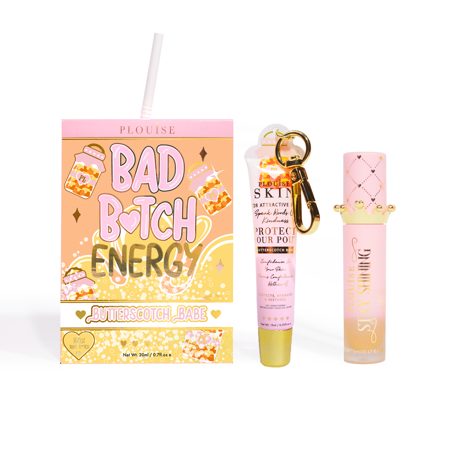 Bad Bitch Energy Lip Conditioner & Lip Oil Duo