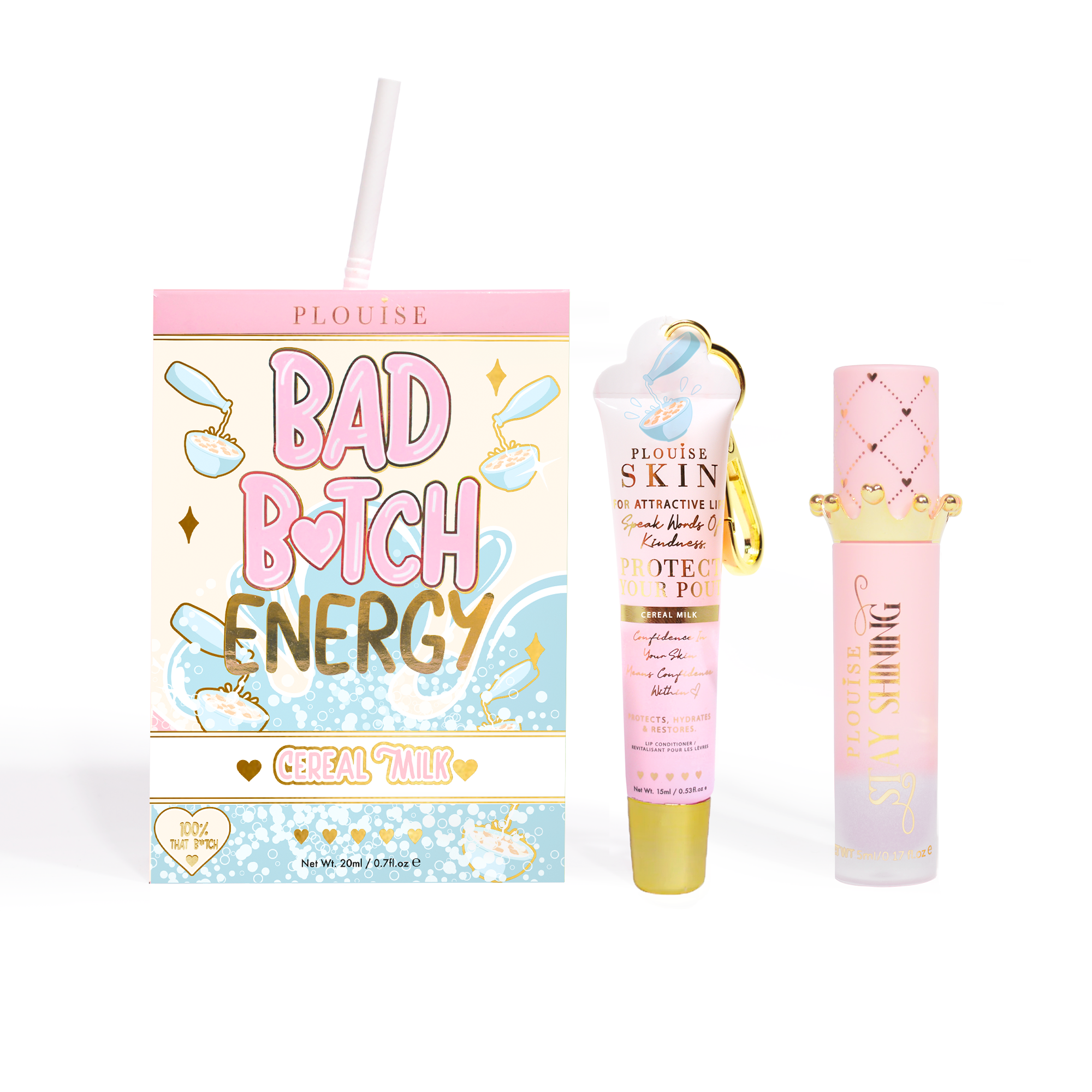 Bad Bitch Energy Lip Conditioner & Lip Oil Duo