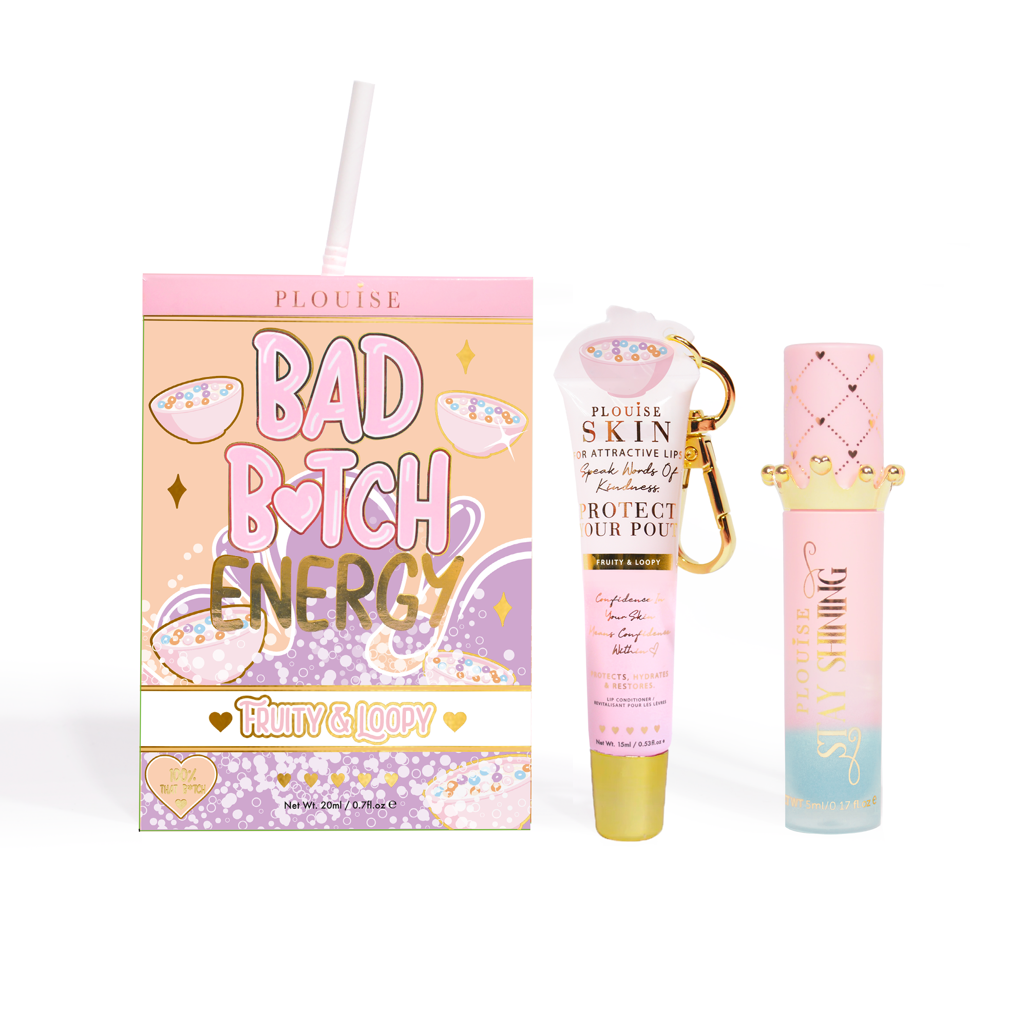 Bad Bitch Energy Lip Conditioner & Lip Oil Duo