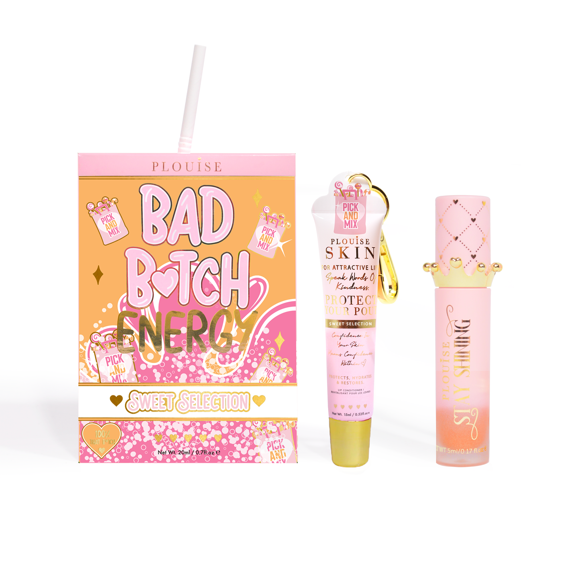 Bad Bitch Energy Lip Conditioner & Lip Oil Duo