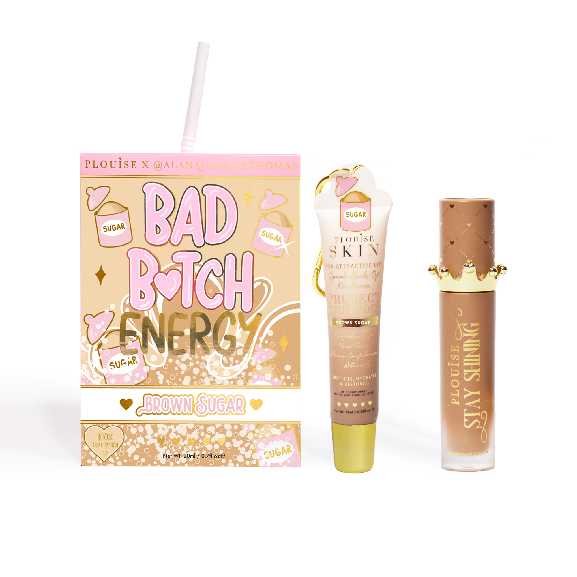Bad Bitch Energy Lip Conditioner & Lip Oil Duo