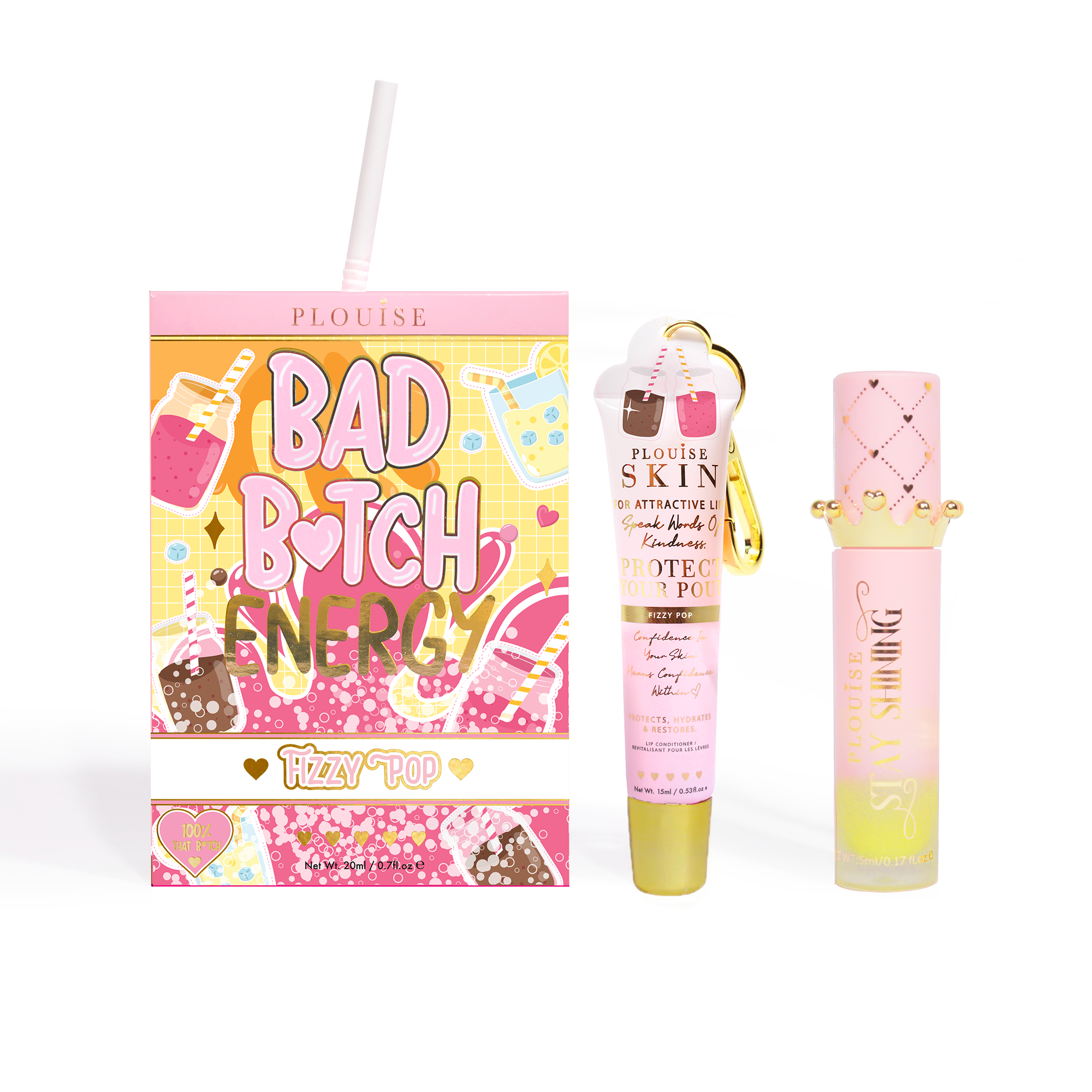 Bad Bitch Energy Lip Conditioner & Lip Oil Duo