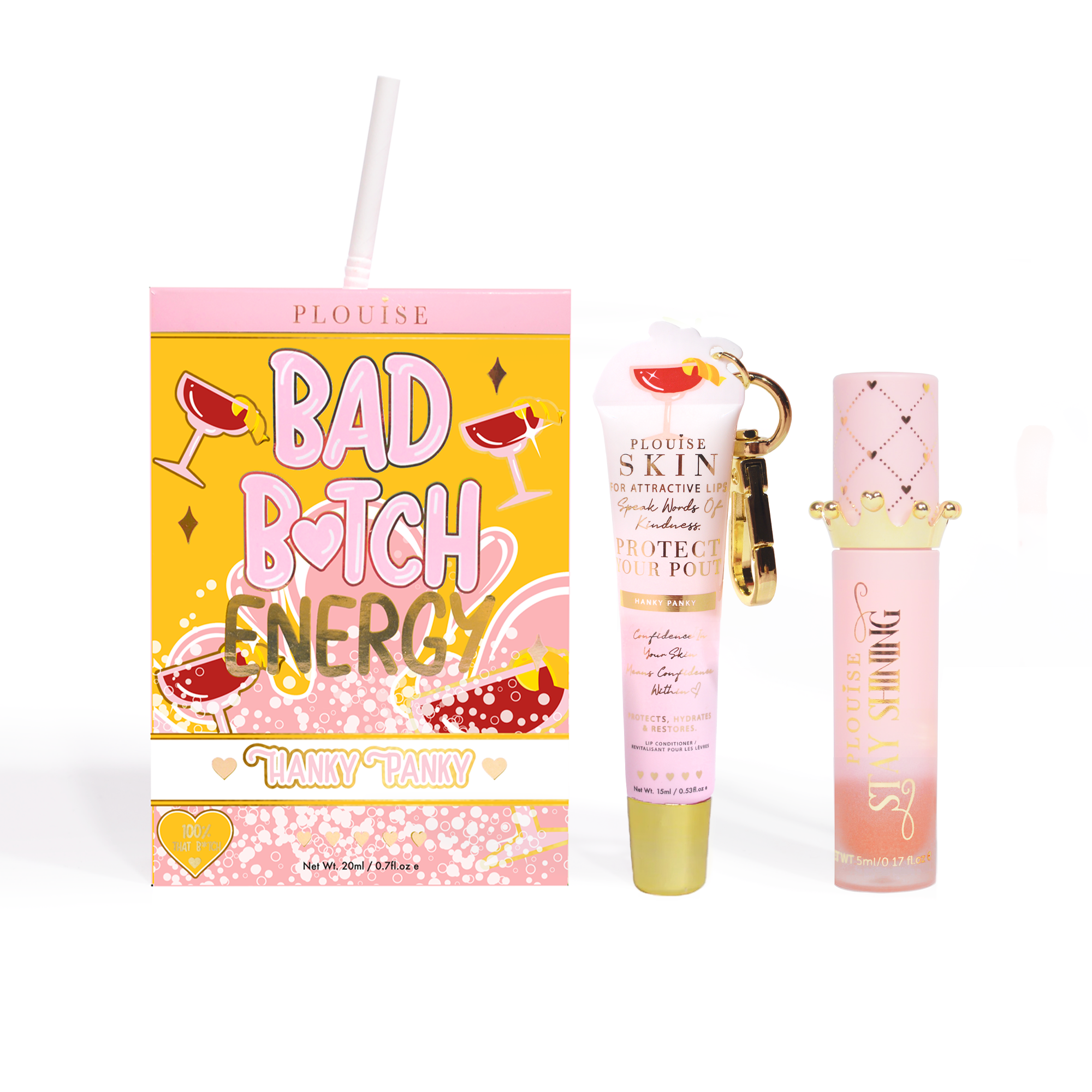 Bad Bitch Energy Lip Conditioner & Lip Oil Duo