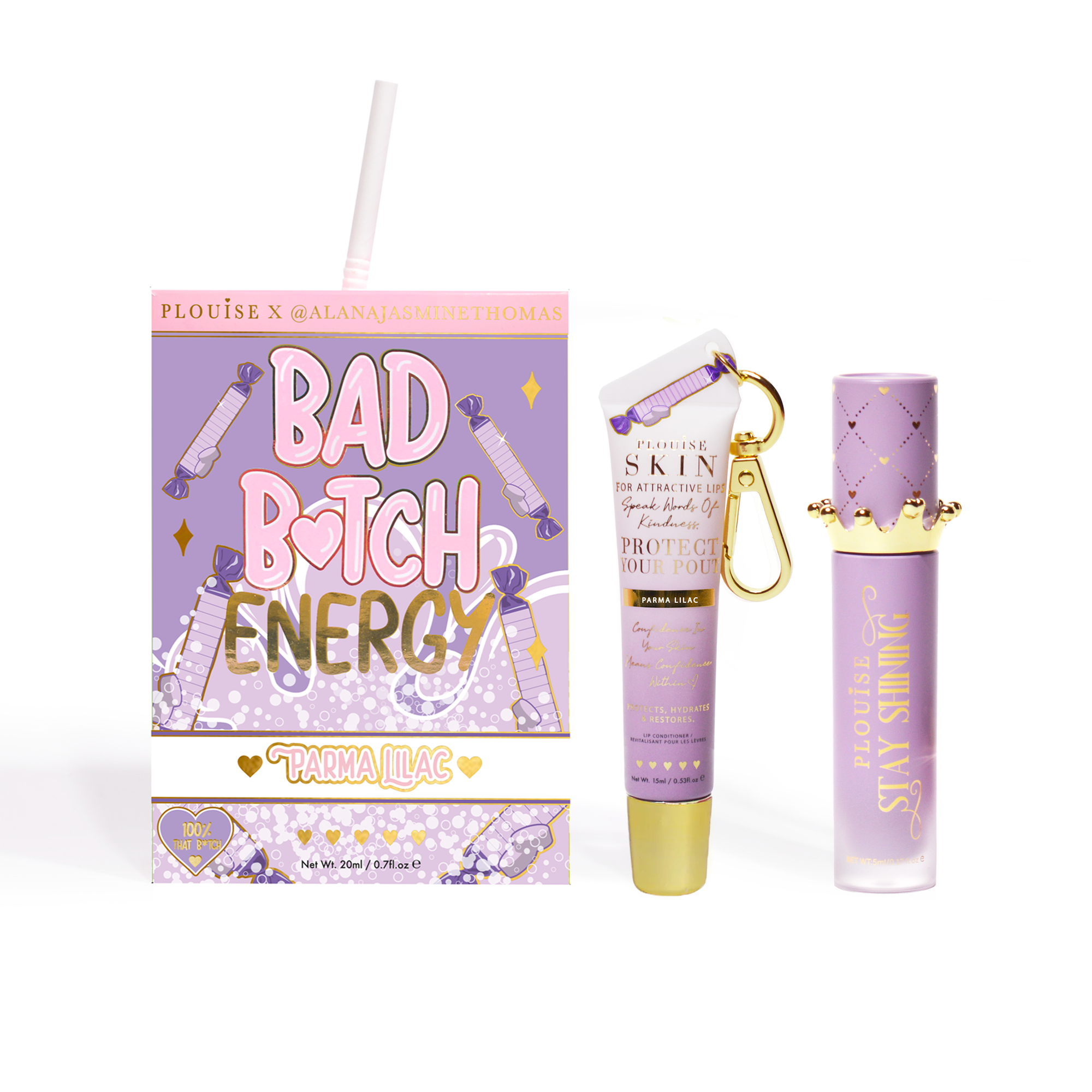 Bad Bitch Energy Lip Conditioner & Lip Oil Duo