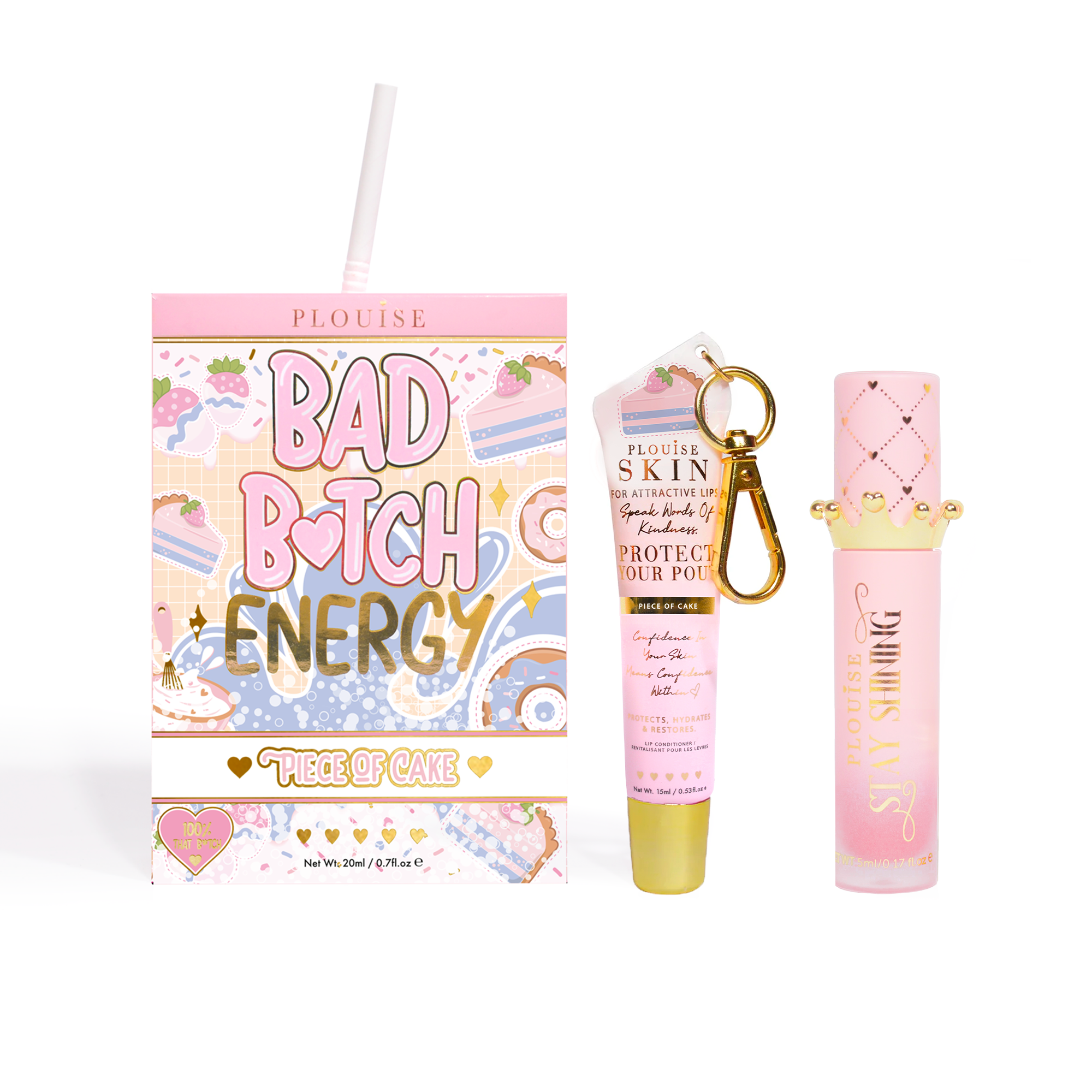 Bad Bitch Energy Lip Conditioner & Lip Oil Duo