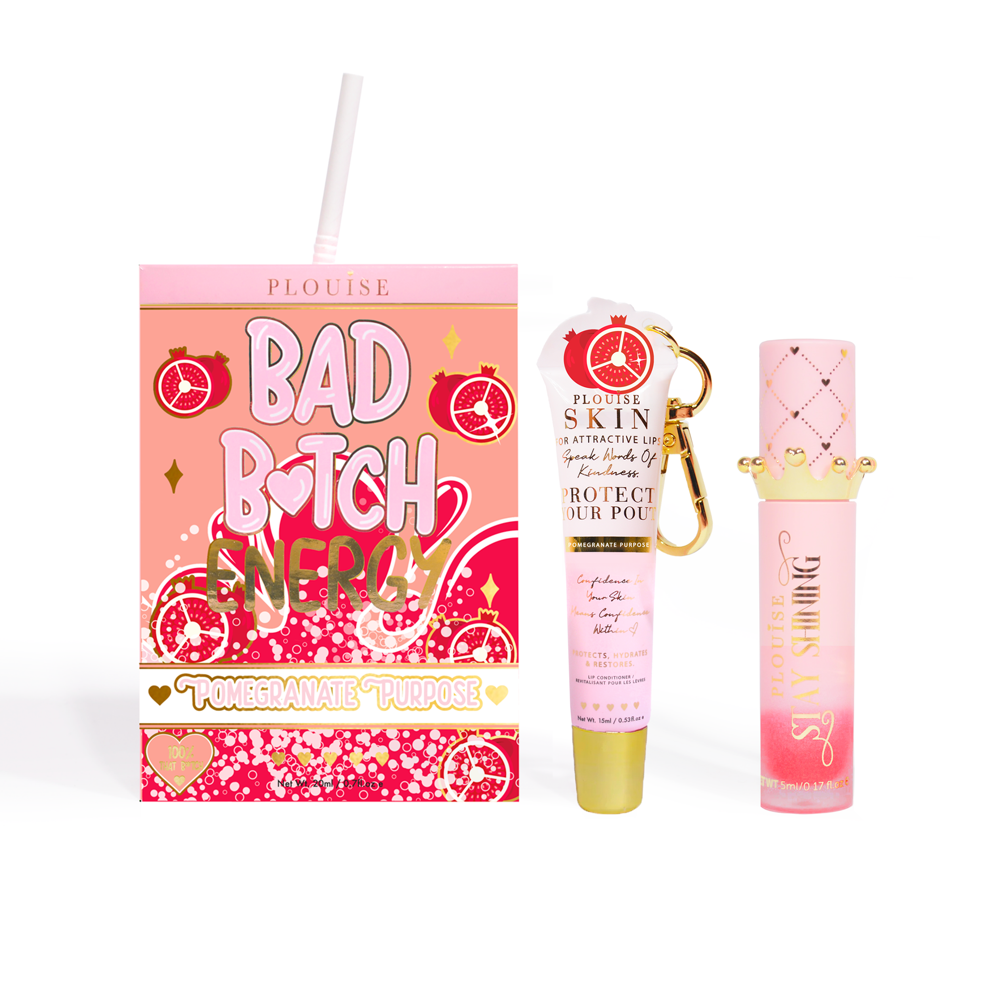 Bad Bitch Energy Lip Conditioner & Lip Oil Duo