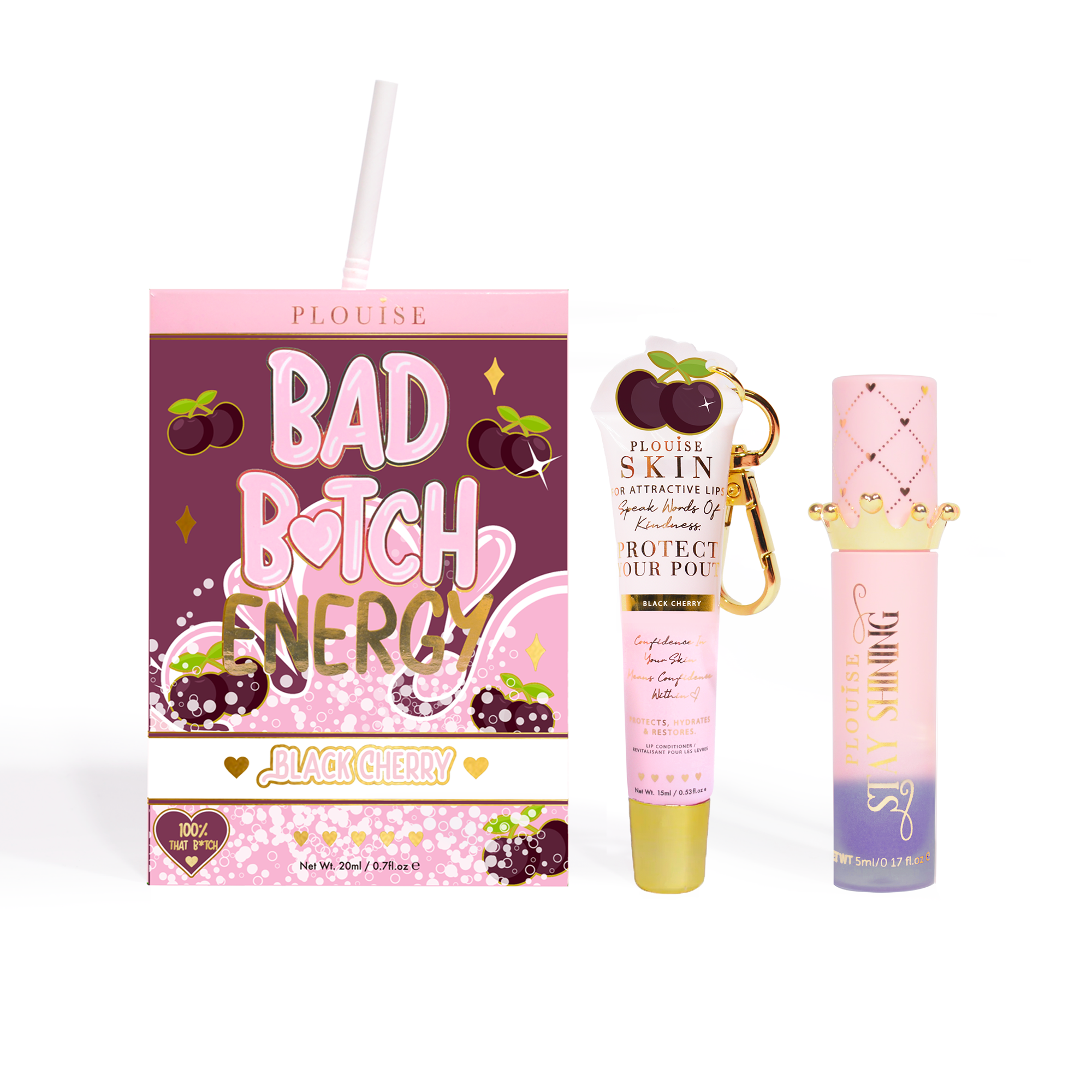 Bad Bitch Energy Lip Conditioner & Lip Oil Duo