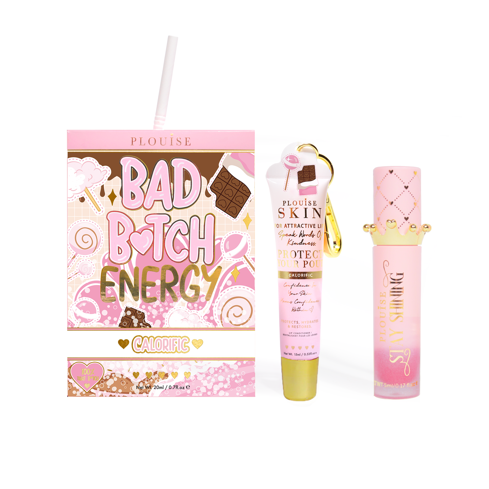 Bad Bitch Energy Lip Conditioner & Lip Oil Duo