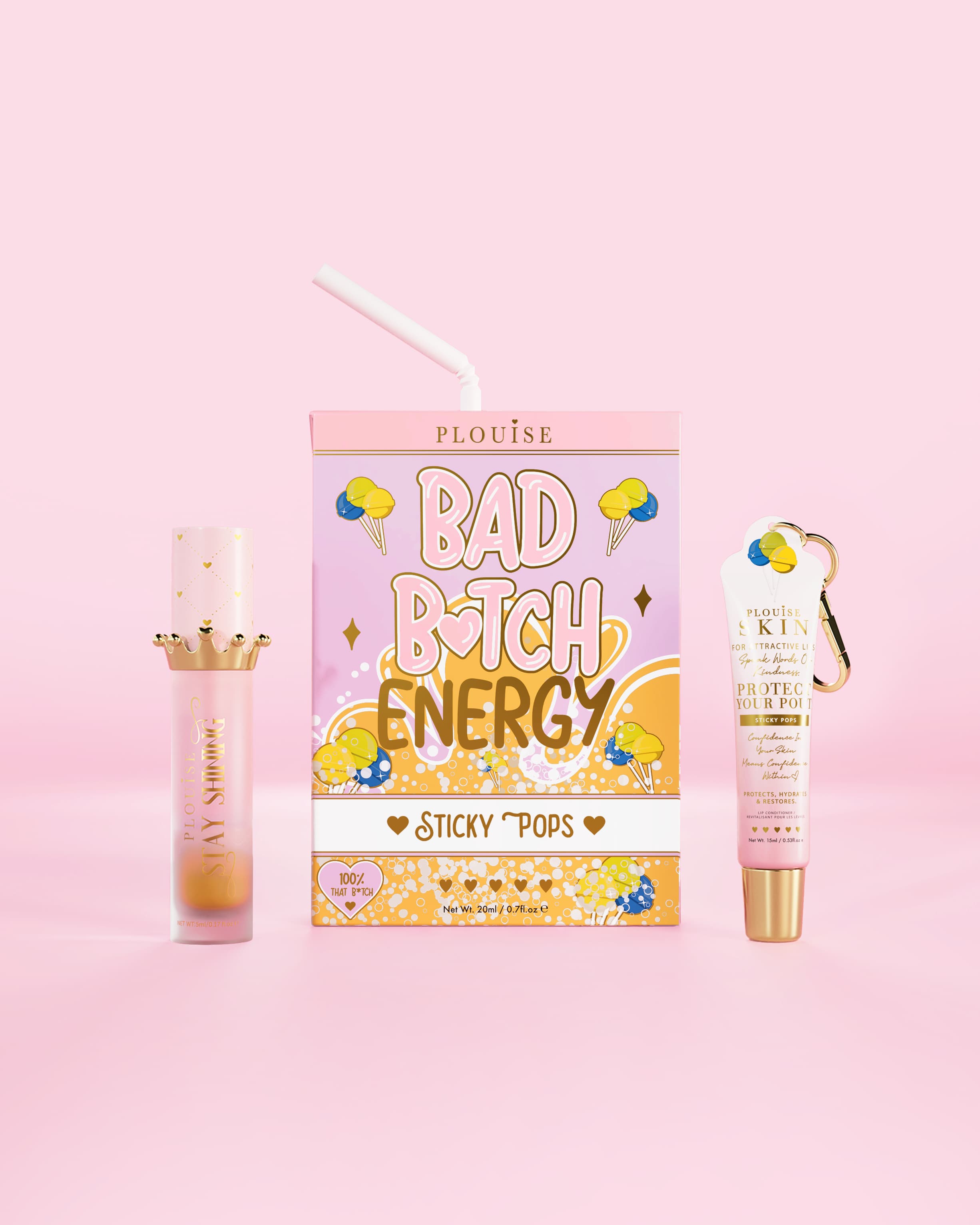 Bad Bitch Energy Lip Conditioner & Lip Oil Duo