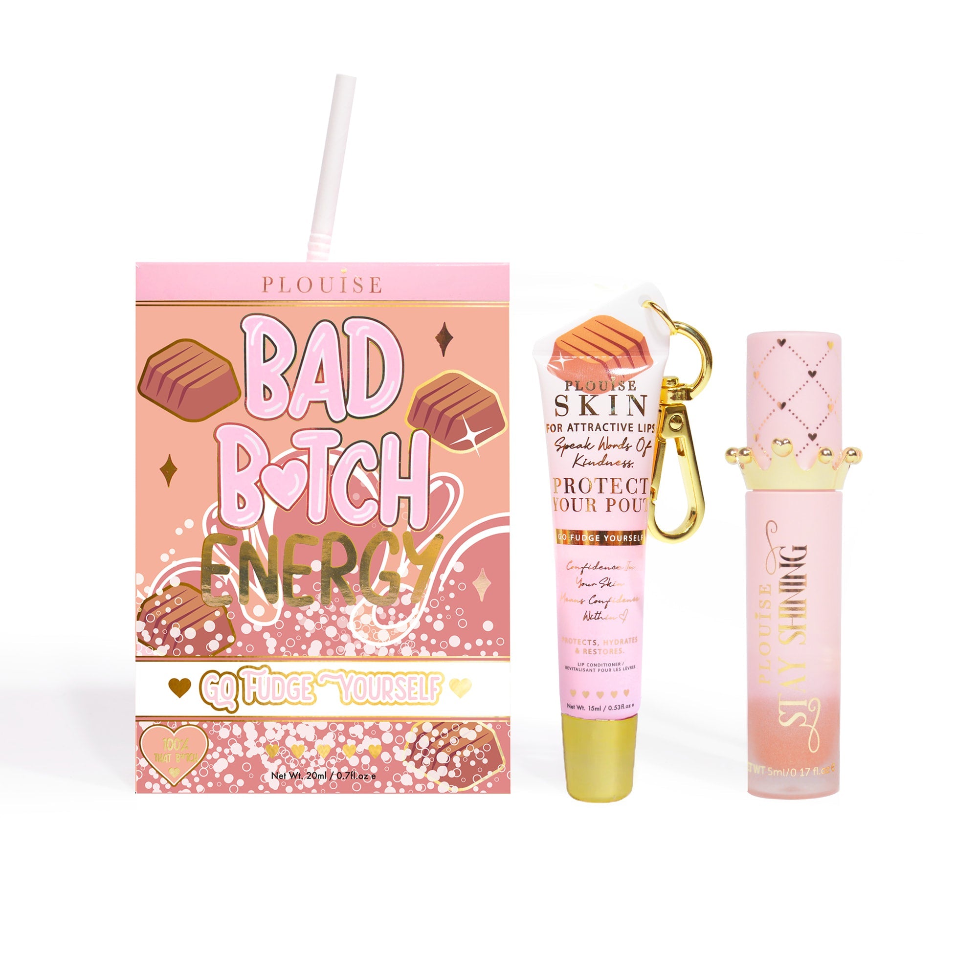 Bad Bitch Energy Lip Conditioner & Lip Oil Duo