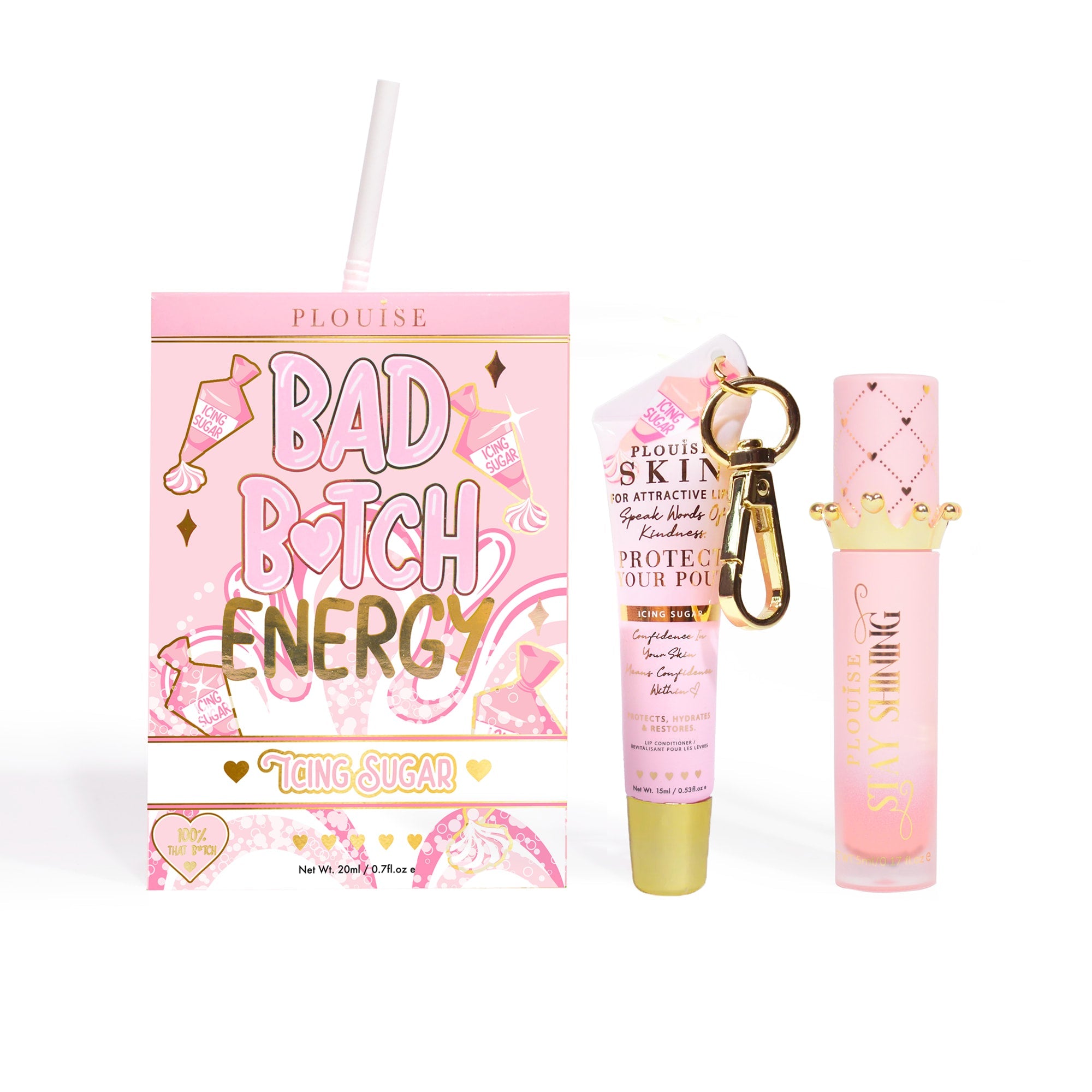 Bad Bitch Energy Lip Conditioner & Lip Oil Duo