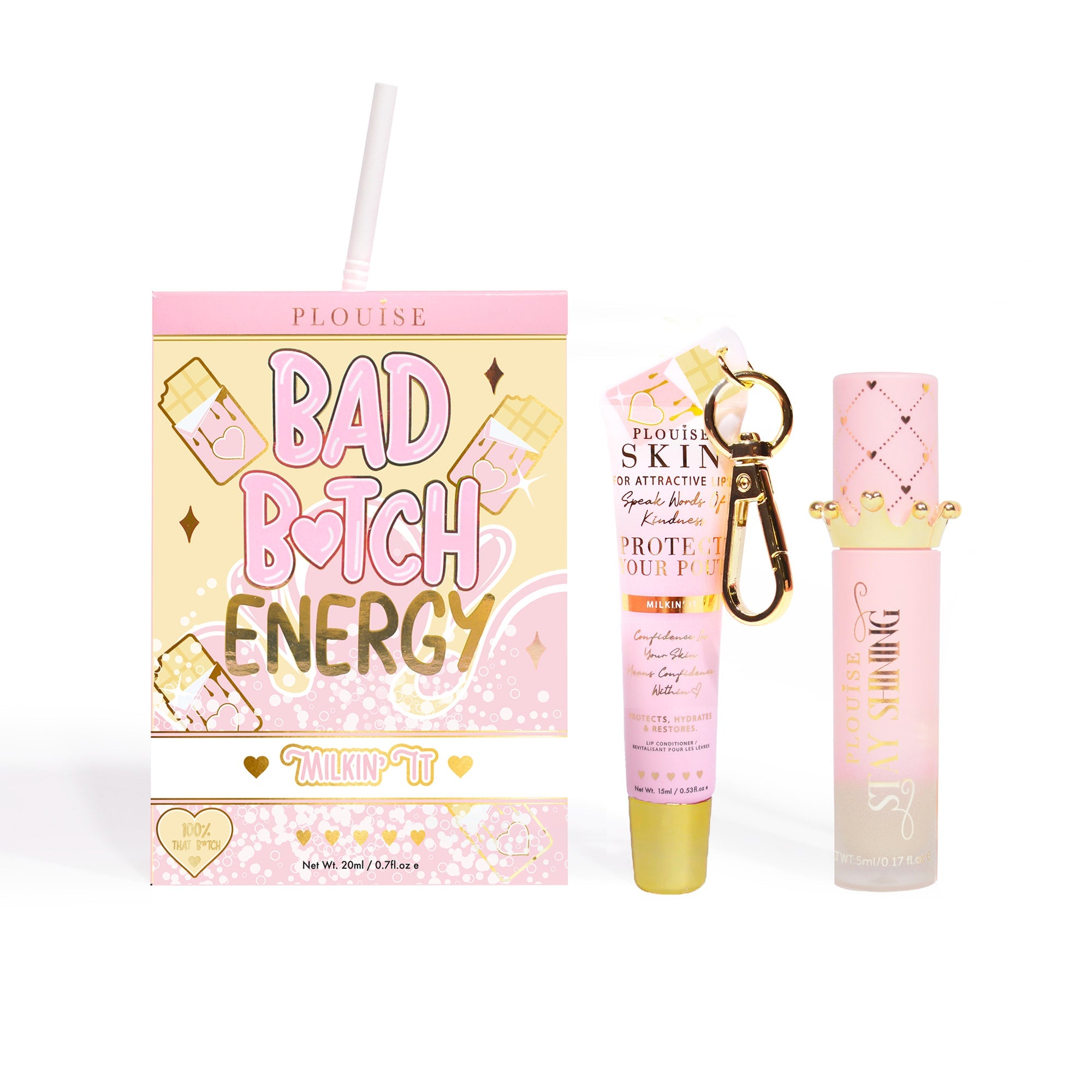 Bad Bitch Energy Lip Conditioner & Lip Oil Duo