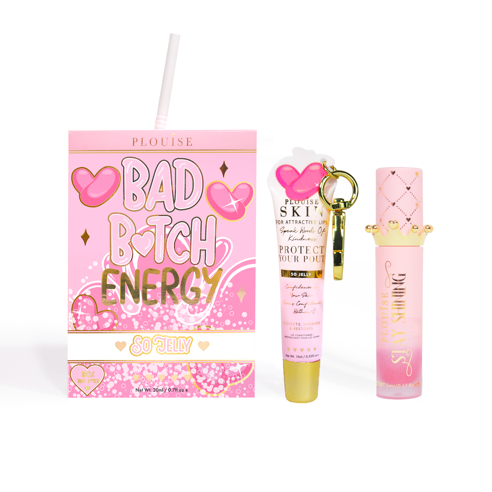Bad Bitch Energy Lip Conditioner & Lip Oil Duo