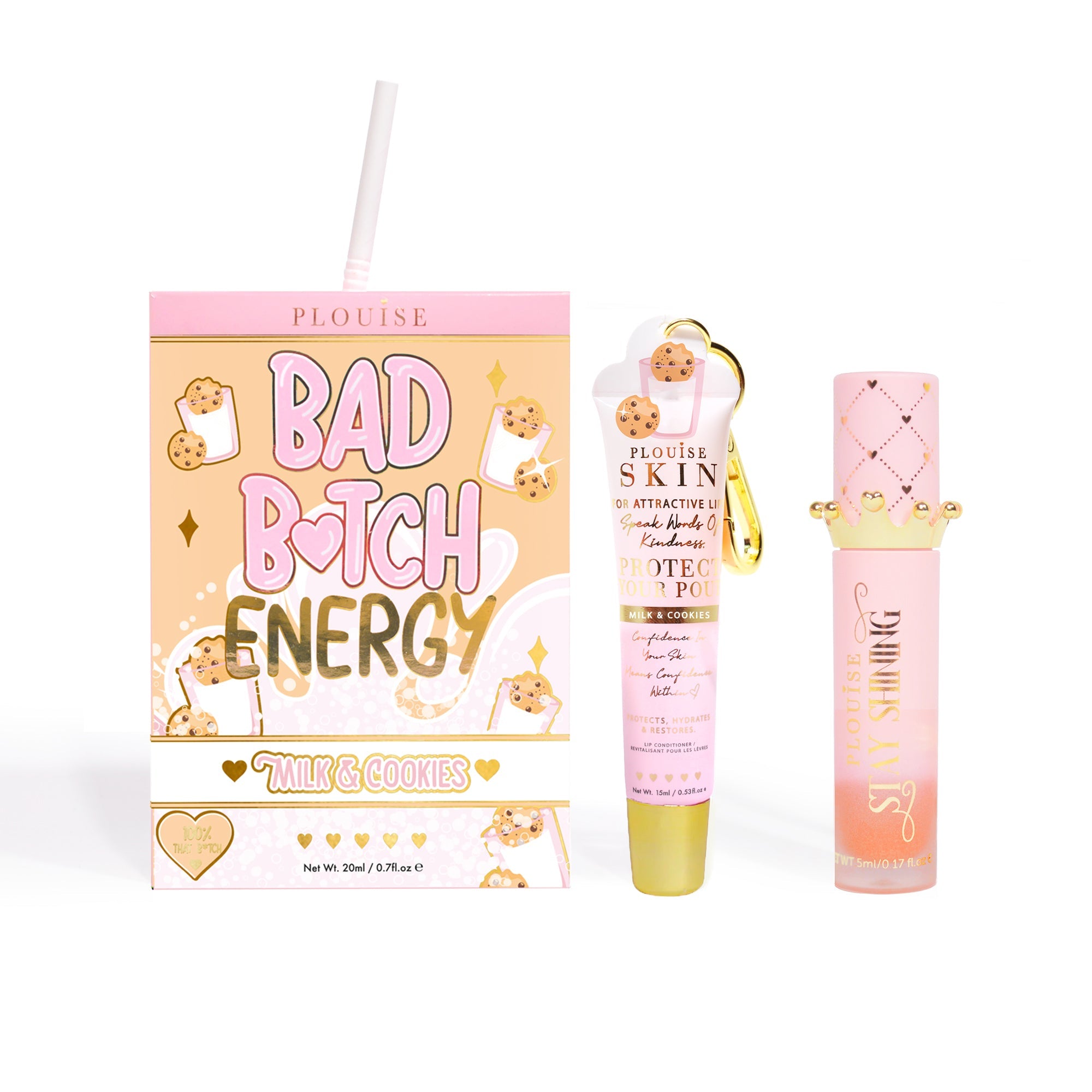 Bad Bitch Energy Lip Conditioner & Lip Oil Duo